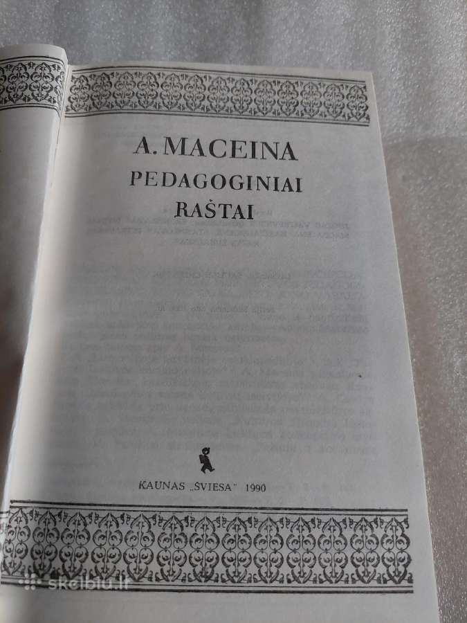 Pedagoginiai raštai. A. Maceina - nuotraukos Nr. 2