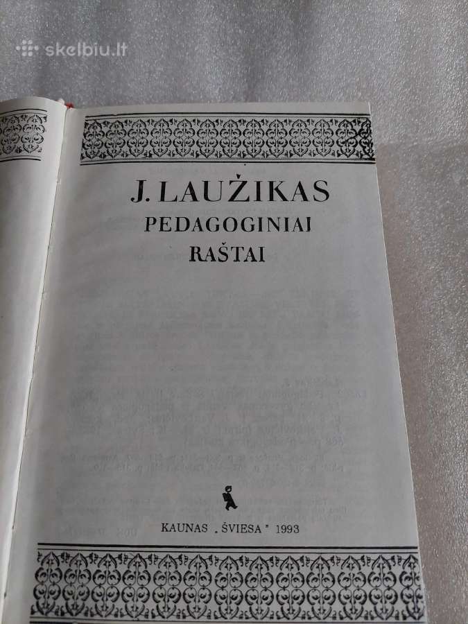 Pedagoginiai raštai. J. Laužikas - nuotraukos Nr. 2