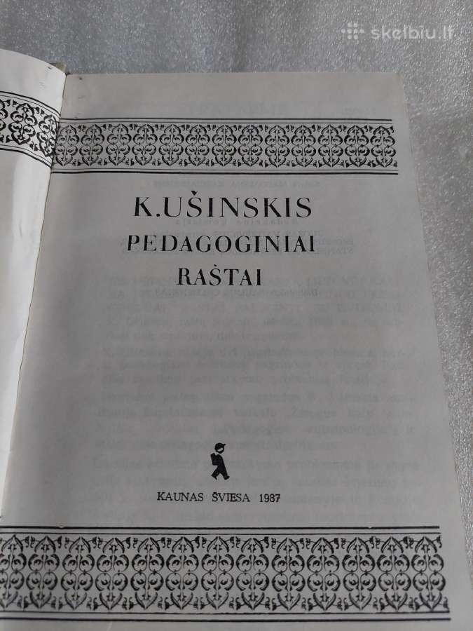 Pedagoginiai raštai. K. Ušinskis - nuotraukos Nr. 2