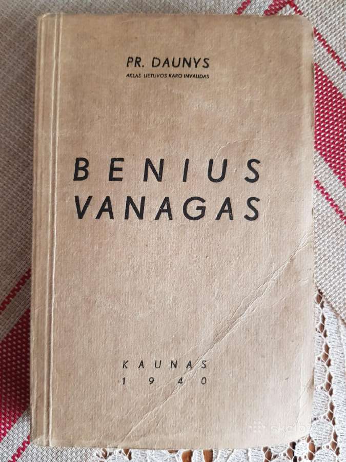 Benius Vanagas 1940 m. leidimas