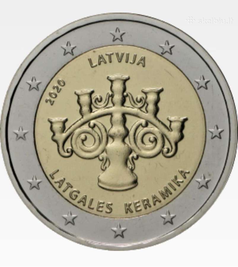 Latvija 2 eurai Unc