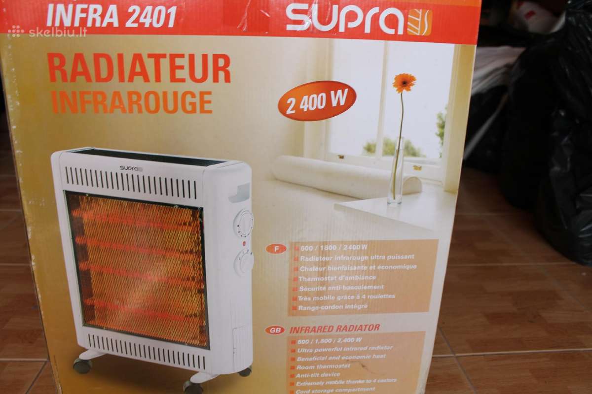 Infraraudonųjų spindulių šildytuvas Supra