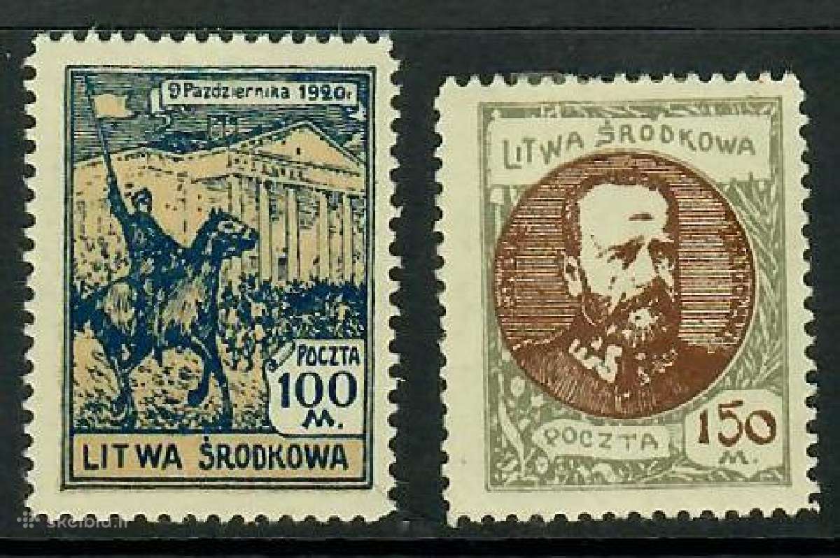 Vidurio Lietuva (Litwa Srodkowa) pilnas komplektas - nuotraukos Nr. 9