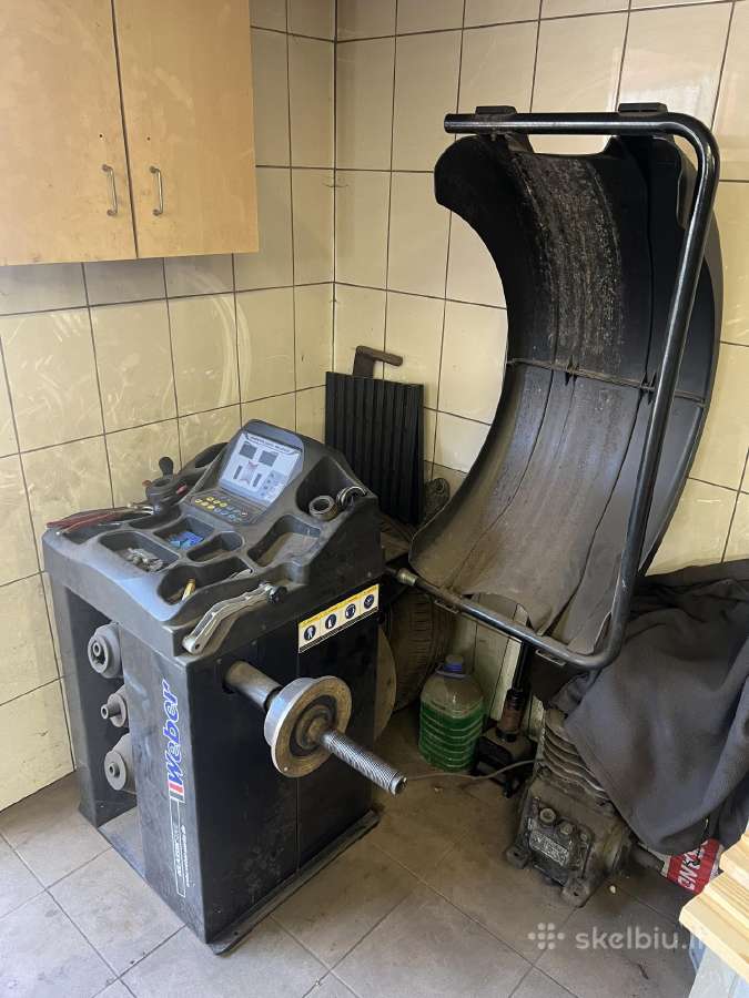 Ratų balansavimo staklės Weber Classic - nuotraukos Nr. 8