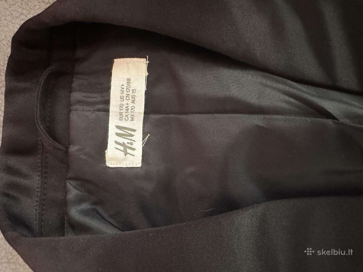 H&m juodas kostiuminis švarkas - nuotraukos Nr. 4