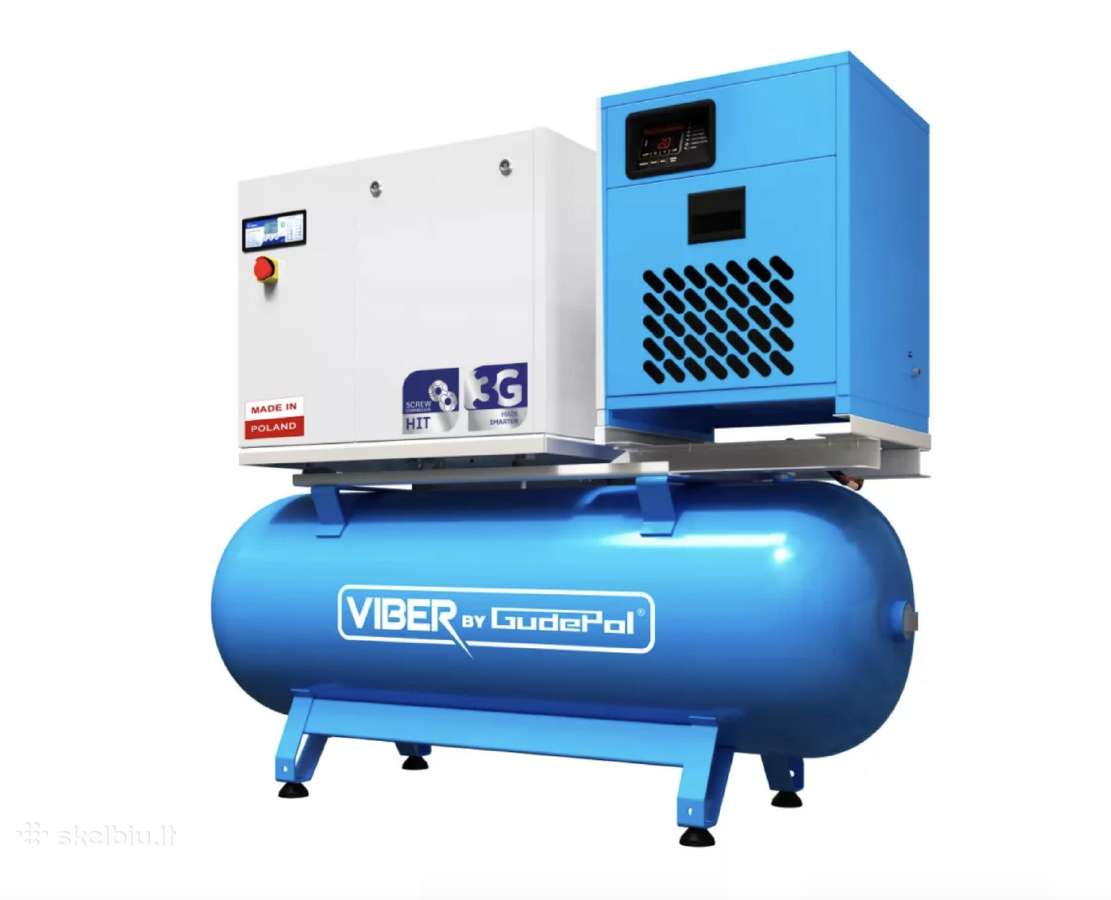 Sraigtinis kompresorius Viber-system 500l 750l/m 1 - nuotraukos Nr. 3