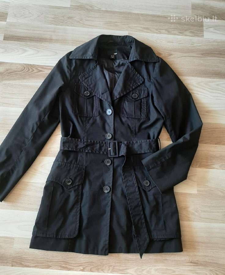 Juodas H&m lietpaltukas