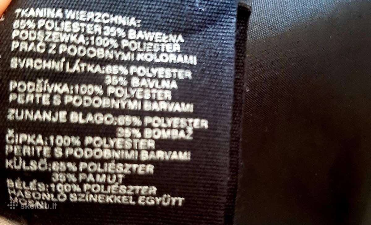 Juodas H&m lietpaltukas - nuotraukos Nr. 4