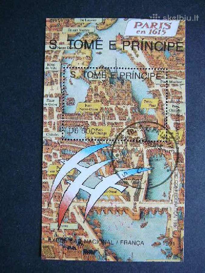 Paryzius 1615m S. Tome 1991 antsp. st392
