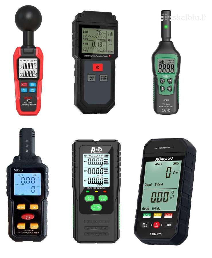 Daug modelių! Emf elektromagnetinio lauko matuokli