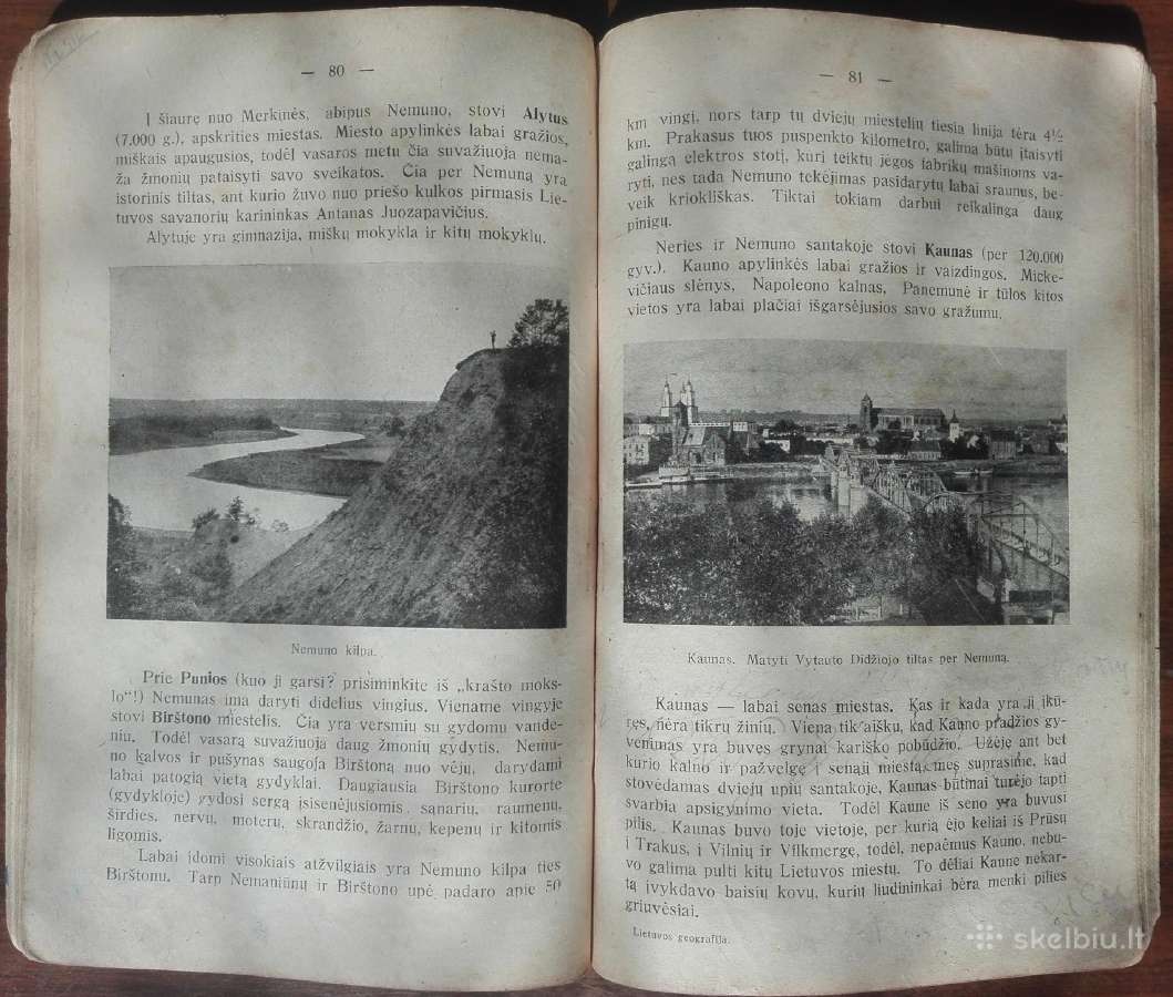 1789. Lietuvos Geografija S.tarvydas reta antikvar - nuotraukos Nr. 10
