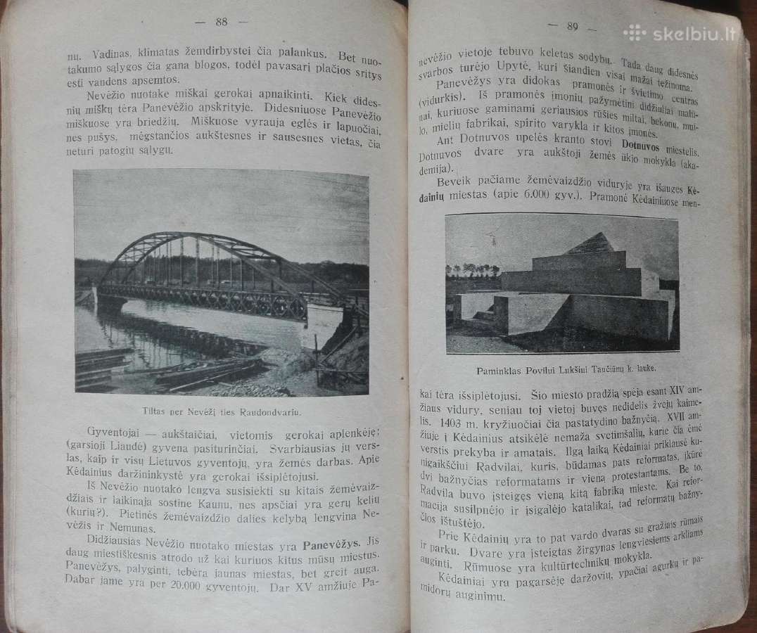 1789. Lietuvos Geografija S.tarvydas reta antikvar - nuotraukos Nr. 12