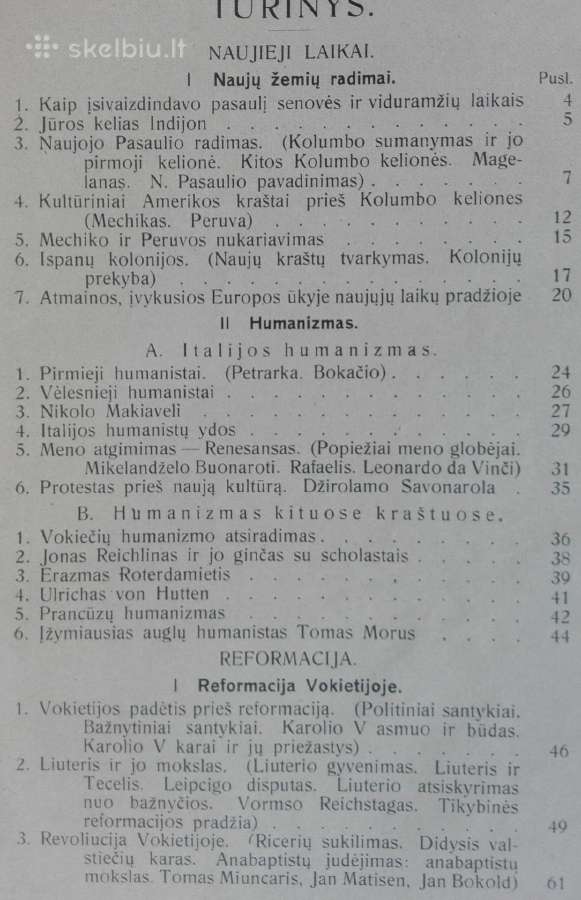 1791. Visuotinė Istorija Naujieji Laikai XVI ir XV - nuotraukos Nr. 2