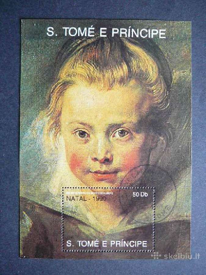 Sventos Kaledos Rubensas S. Tome 1990 antsp. st290