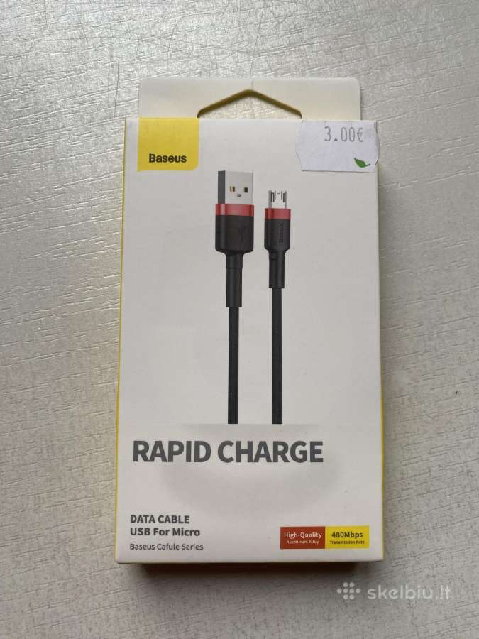Greitas - Usb A kištukas - micro Usb kištukas