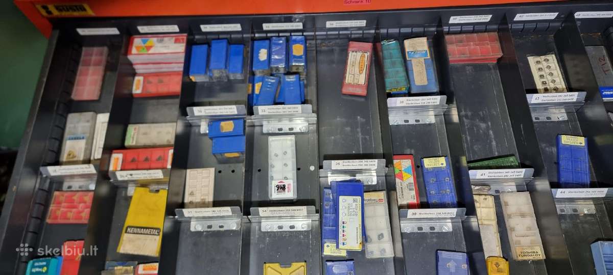 Metalo tekinimo peiliai, plokštelės ir kt. - nuotraukos Nr. 16