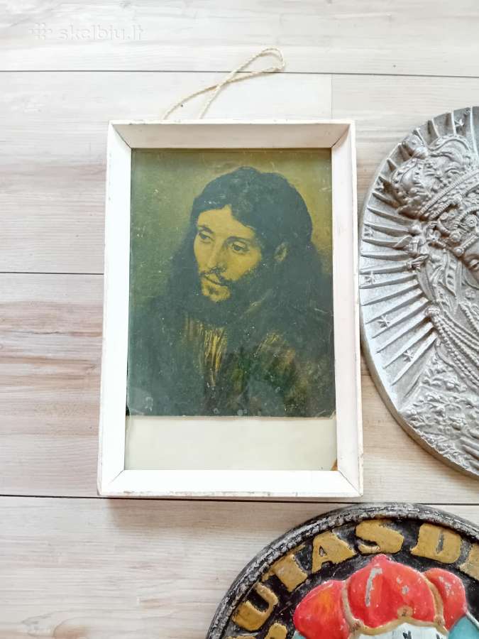 Medaliai,sidabrinis kryzius su grandinele - nuotraukos Nr. 13
