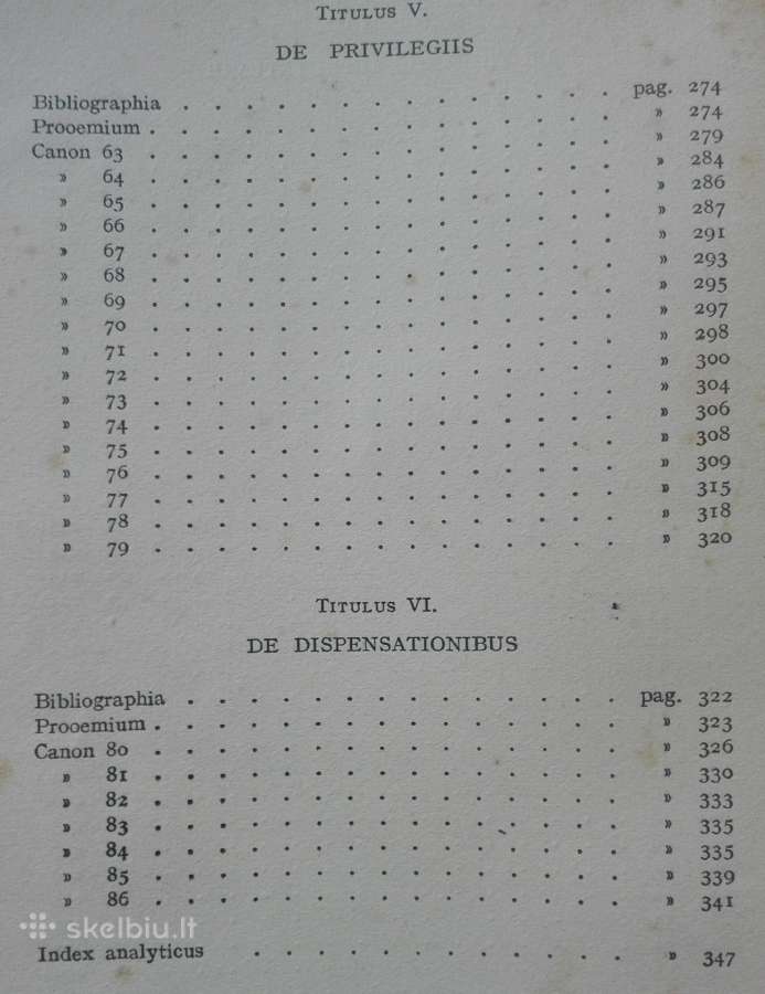 1795. Commentarium In Codicem Iuris Canonici (Kano - nuotraukos Nr. 5