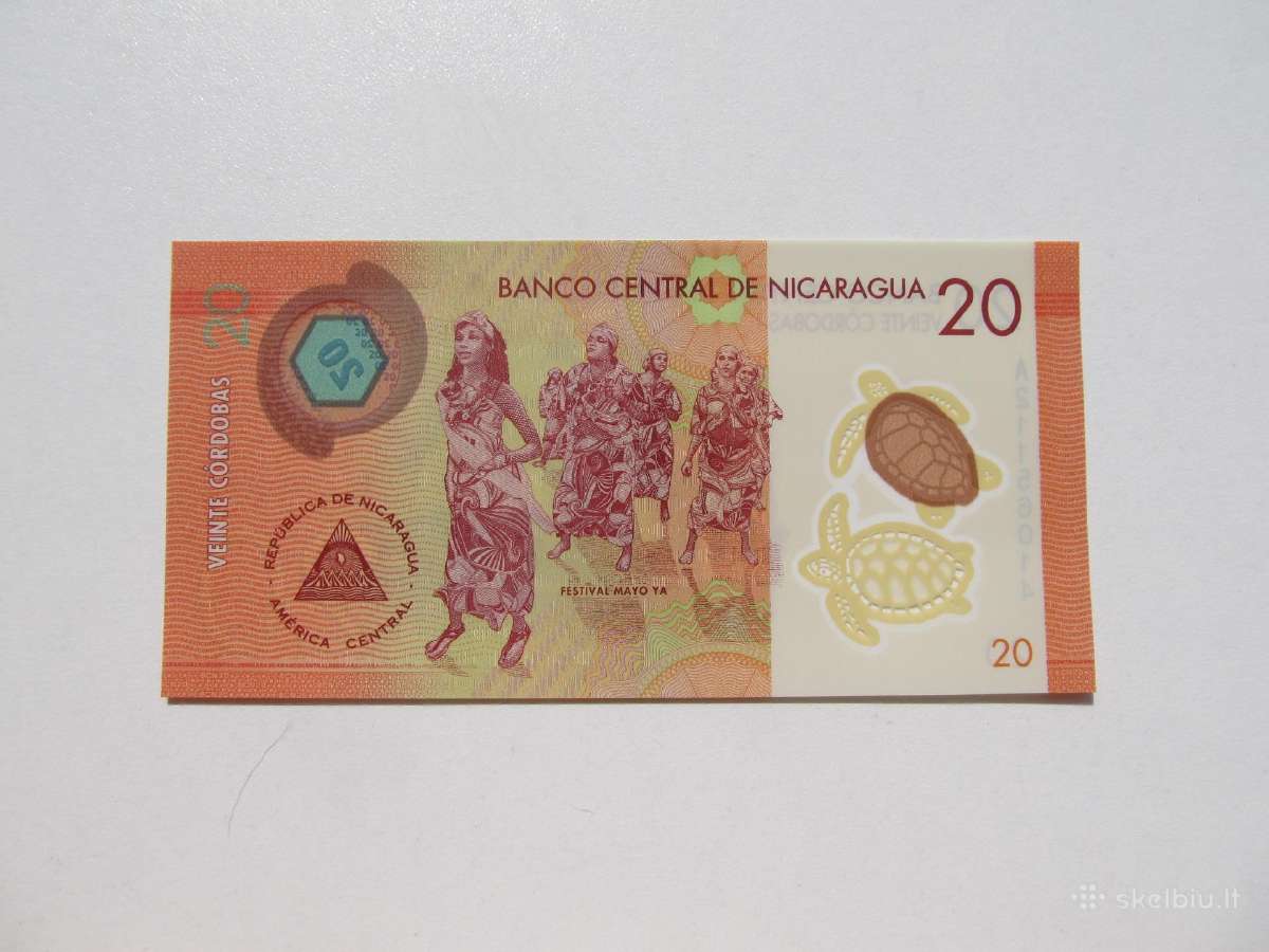 20 kordobas , Nikaragva - nuotraukos Nr. 2