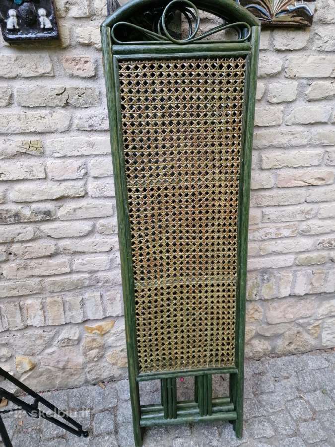 Vintažinė mid century bambukinė širma - nuotraukos Nr. 28