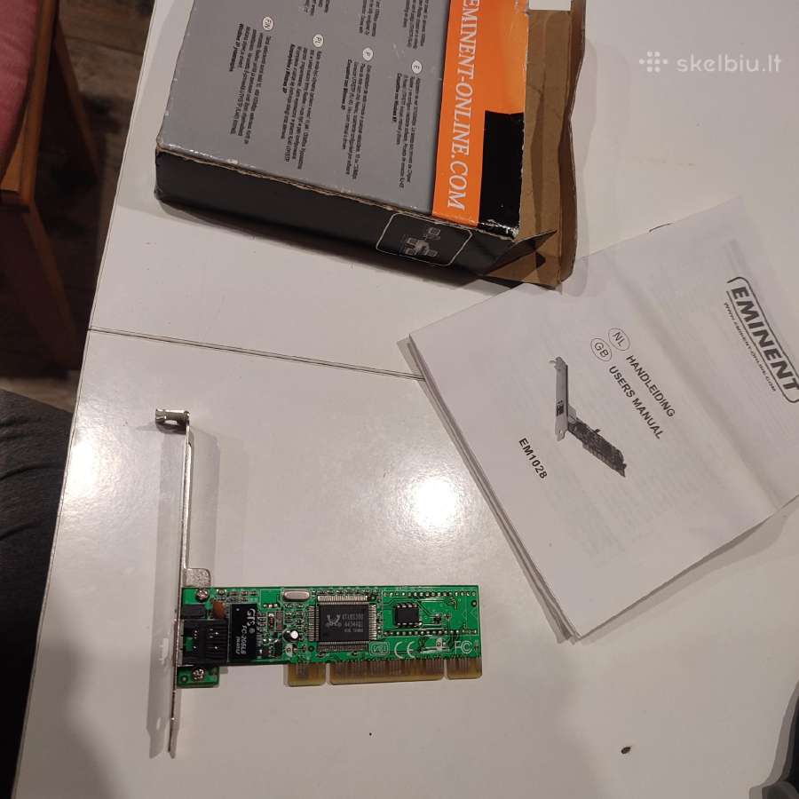 Pci network adapteris