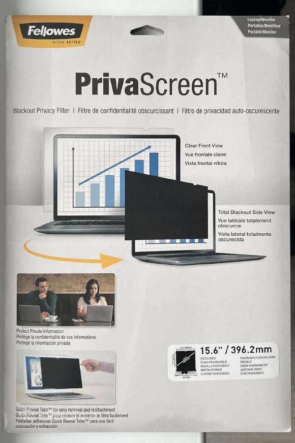 Privatumo filtras Fellowes Privascreen - 15.6 Wide