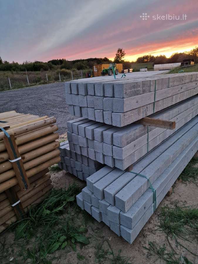 Betoniniai stulpai tvoros ,sodo įrengimui - nuotraukos Nr. 9