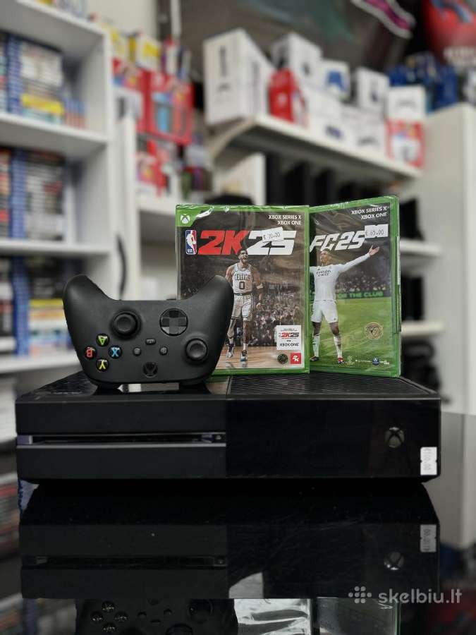 Xbox One 500 GB konsolė su garantija