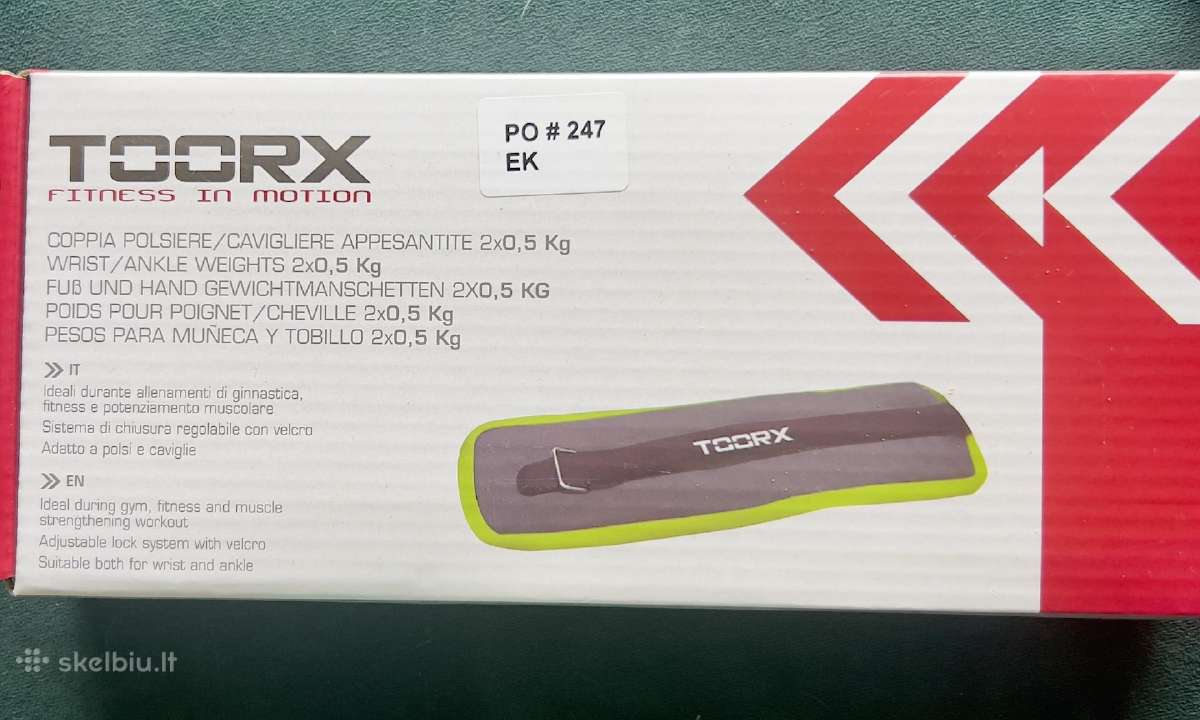 Svoriai rankoms ir kojoms Toorx Ahf-071 2x0,5kg