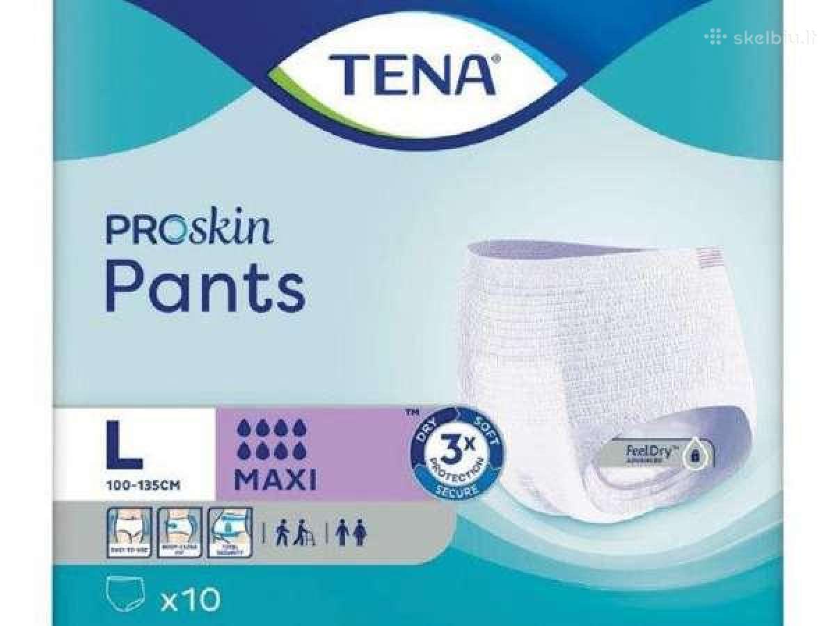 Tena Proskin Pants L dydžio,sauskelnės suaugusiems
