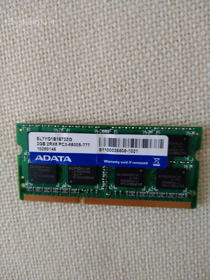 Parduodu 2gb RAM laptopui