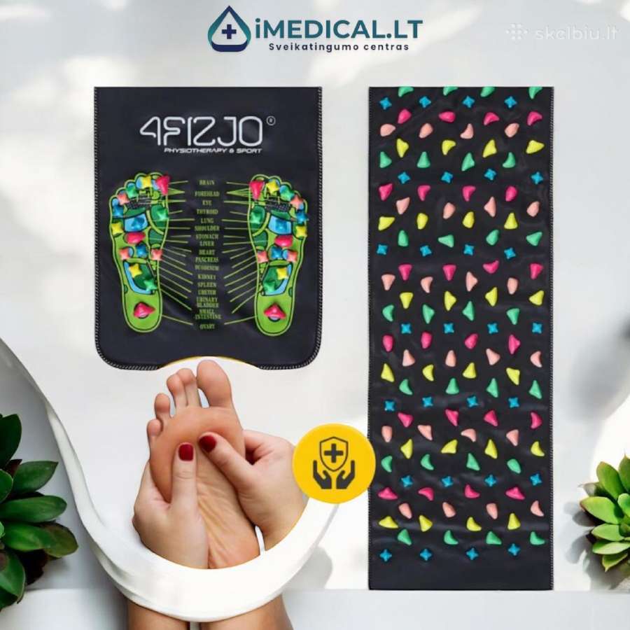 Refleksologinis kilimėlis pėdoms