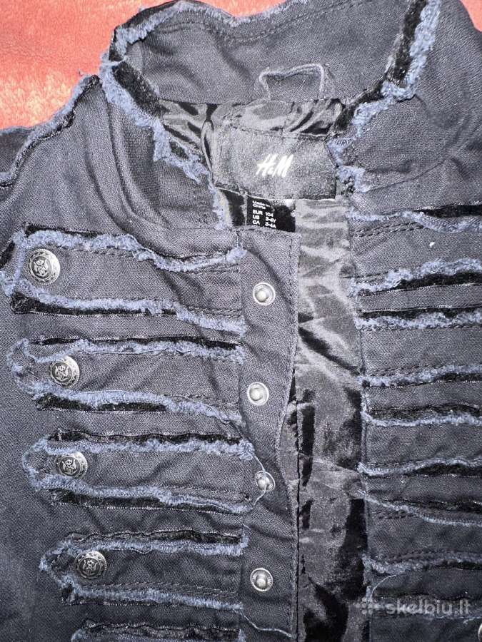 H&m svarkelis striukyte mergaitei 104 3-4 m medvil - nuotraukos Nr. 2