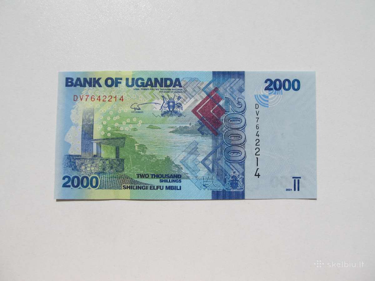 2000 šilingu , Uganda , 2021 unc