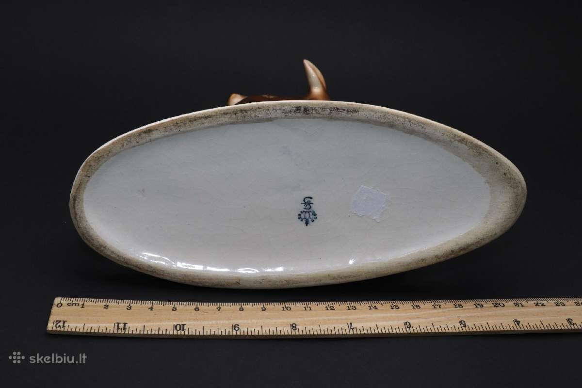 Stirnitės porcelianas aukštis 16,5 cm. kaina 35 eu - nuotraukos Nr. 6