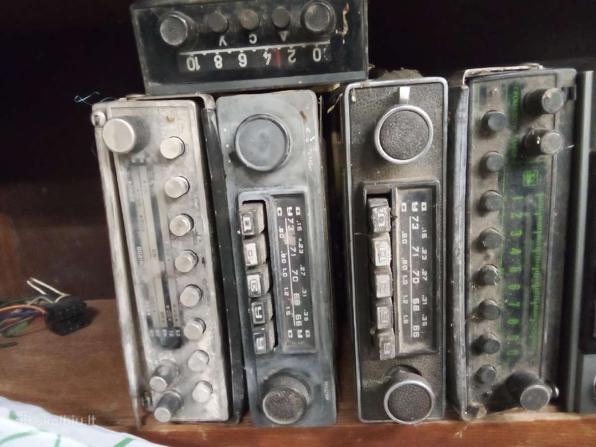 Senovines auto radijos-magnetolos - nuotraukos Nr. 5
