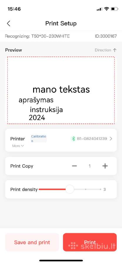Etikečių spausdintuvas - nuotraukos Nr. 9
