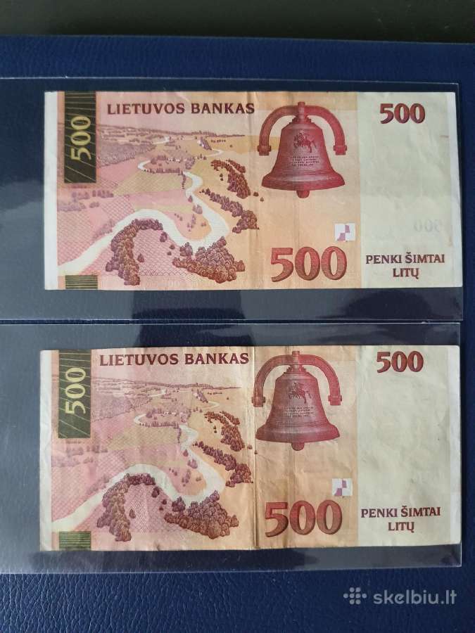500 lt. 2vnt.-370 eur. - nuotraukos Nr. 2