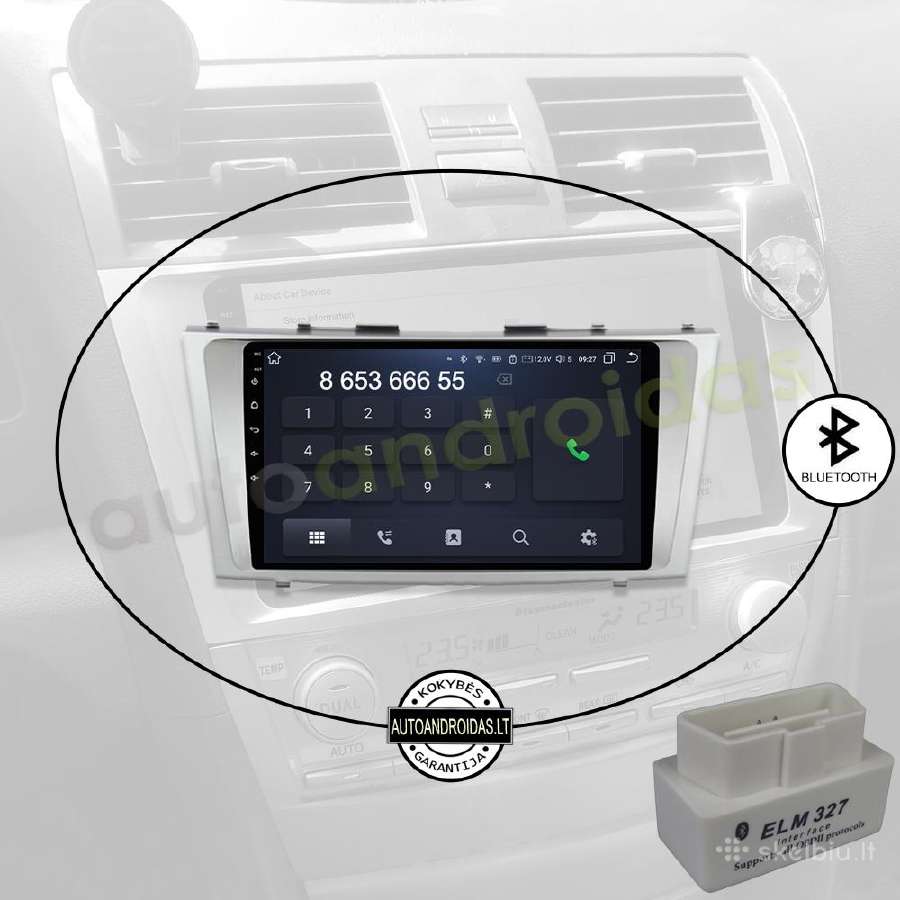 Toyota Camry 2006-11 Android multimedija WiFi/GPS - nuotraukos Nr. 5