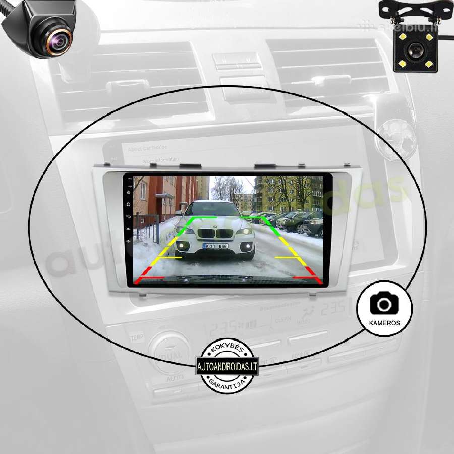 Toyota Camry 2006-11 Android multimedija WiFi/GPS - nuotraukos Nr. 7