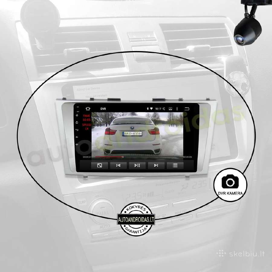 Toyota Camry 2006-11 Android multimedija WiFi/GPS - nuotraukos Nr. 8