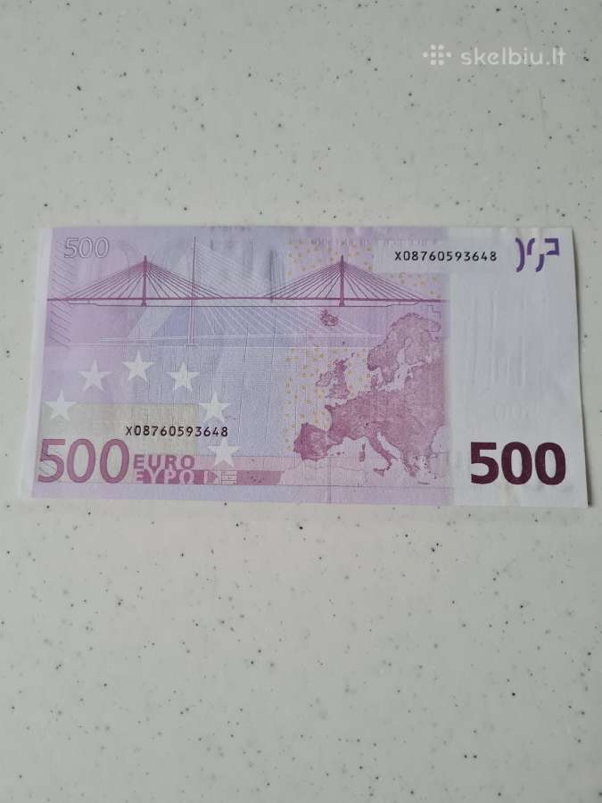 Eurų 500 Kupiūra - nuotraukos Nr. 2