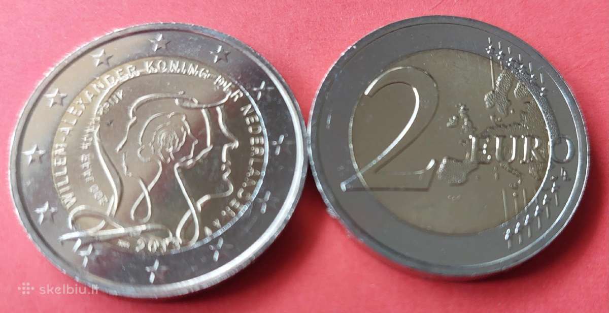 Nyderlandai 2013 2 € karalystei 200 metų Unc