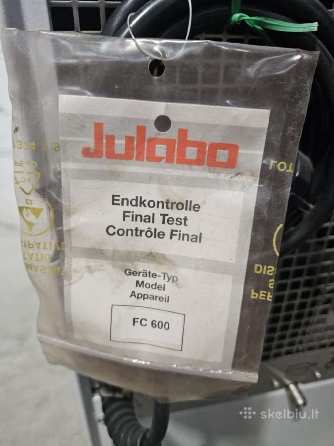Julabo Fc 600 Recirkuliacinis aušintuvas - nuotraukos Nr. 9