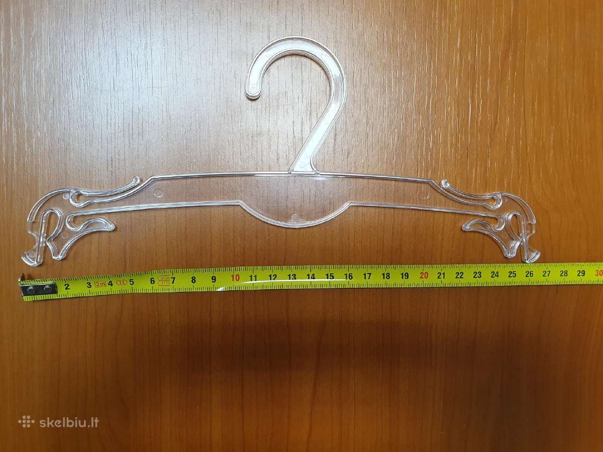 Vaikiškos skaidrios pakabos iš plastiko