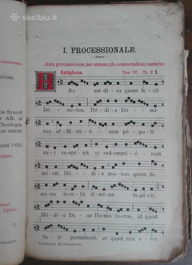 1805. Cantionale Ecclesiasticum Ad Normam Ritualis - nuotraukos Nr. 5