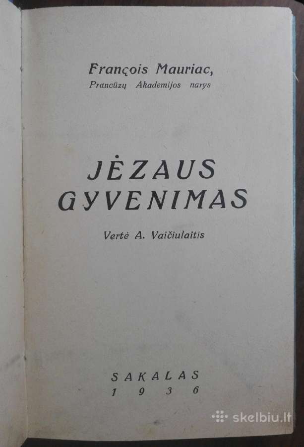 1806. Jėzaus Gyvenimas F. Mauriac - nuotraukos Nr. 3