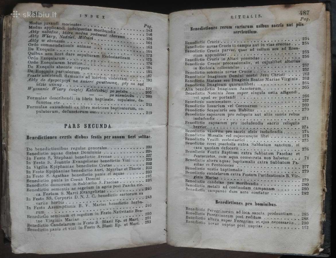 1807. Rituale Sacramentorum Ac Aliarum Ecclesia Ro - nuotraukos Nr. 10