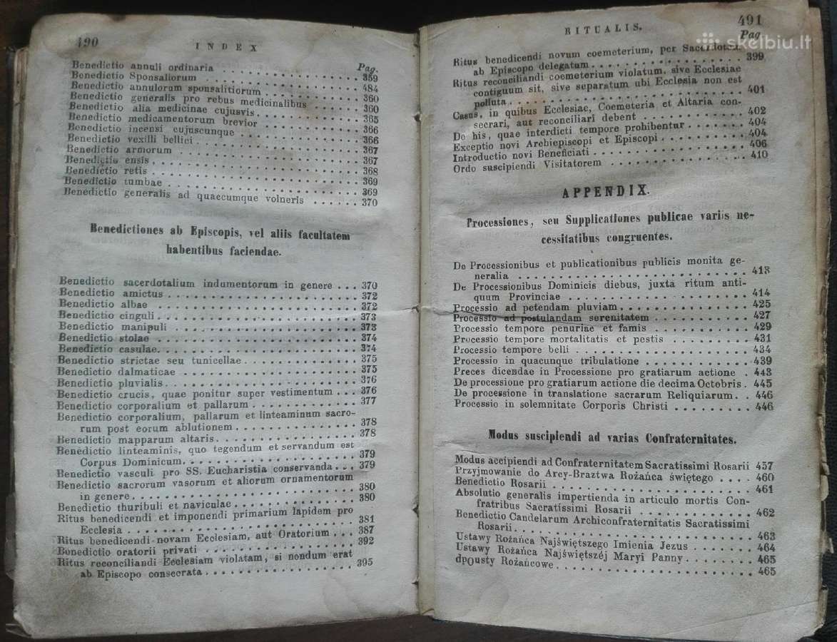 1807. Rituale Sacramentorum Ac Aliarum Ecclesia Ro - nuotraukos Nr. 12