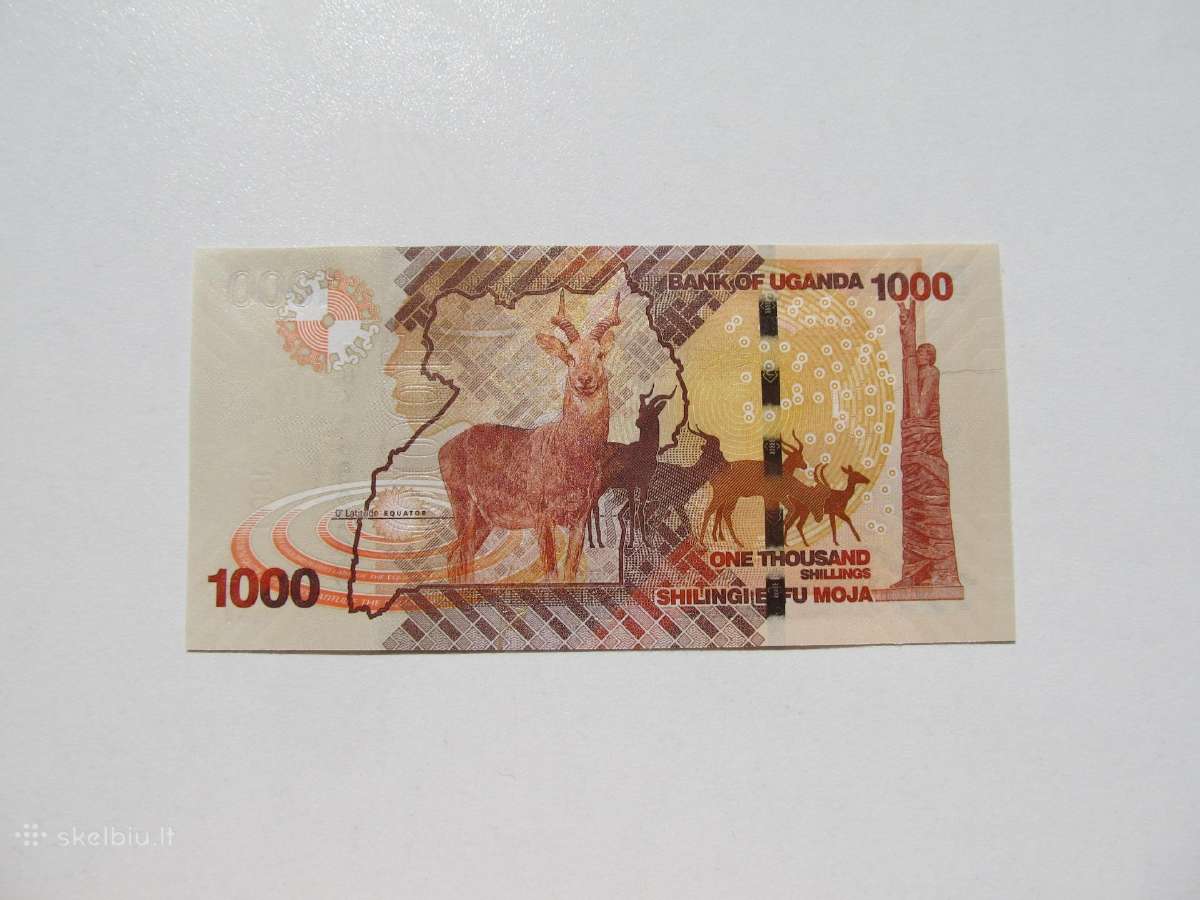 1000 šilingu , Uganda, 2022 unc - nuotraukos Nr. 2